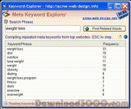 Keyword-Explorer screenshot